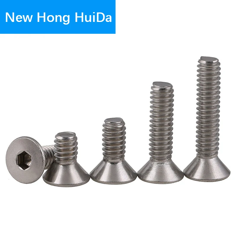 

Hex Flat Head Socket Cap Screw Hexagonal Metric Thread Countersunk Machine Bolt 304 Stainless Steel M6