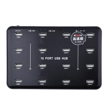 

Industry 16 Ports USB copier USB 2.0 HUB Data Syncs 300mA Output USB 2.0 HUB with 16 Port High-Speed Bulk Download