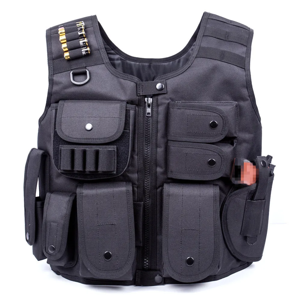

Pockets Waterproof Adjustable Molle Combat Tactical Waistcoat Outdoor Camping Hunting Shooting Airsoft CS Field Game Vest Gear