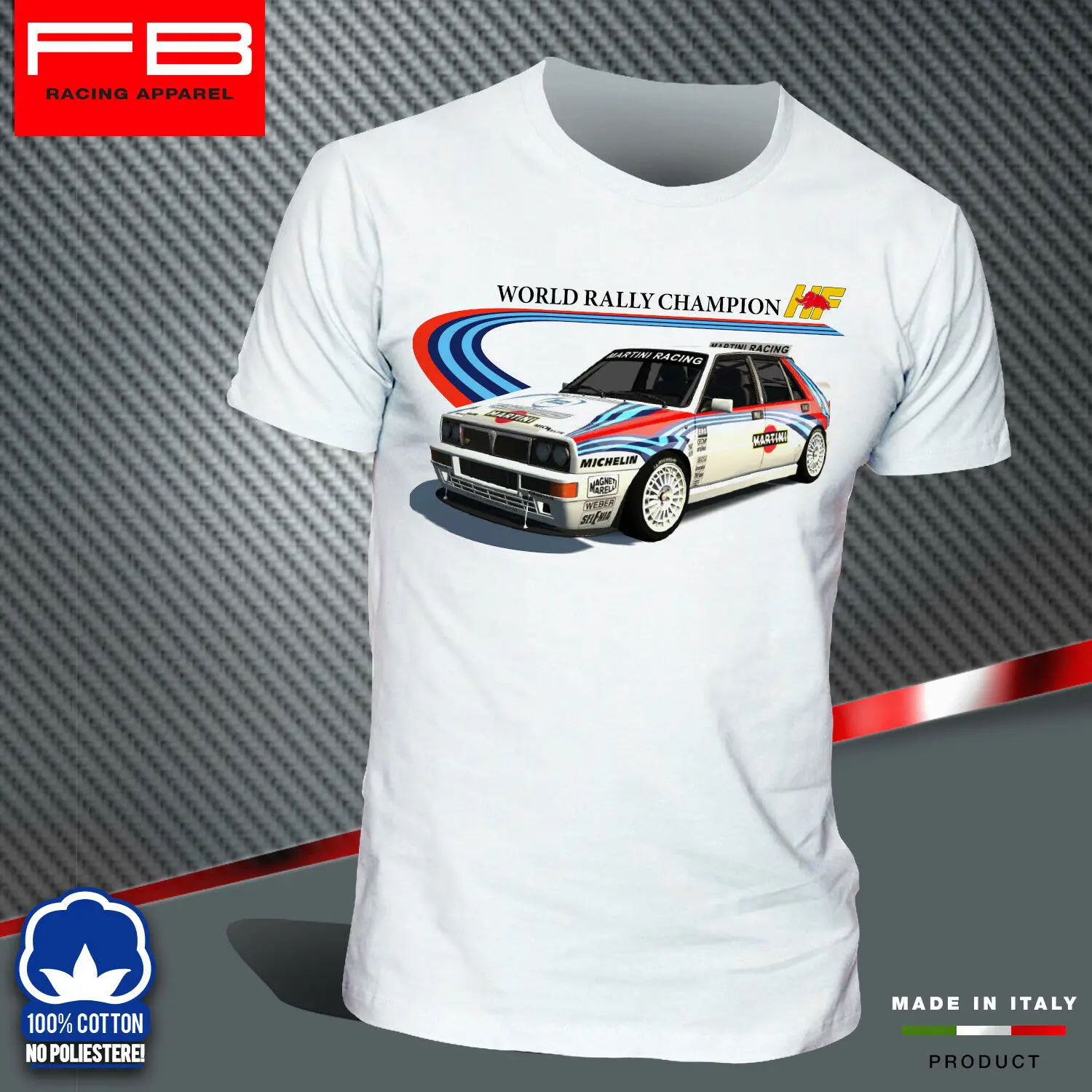 Модная футболка Lancia Delta Martini Evoluzione Hf Integrale Rally Legend Tees