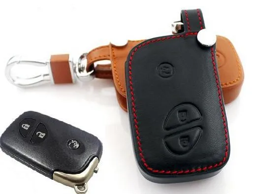 Leather Remote Smart Key Fob Case Cover For Lexus CT200h ES240 RX 270 350 LX570 