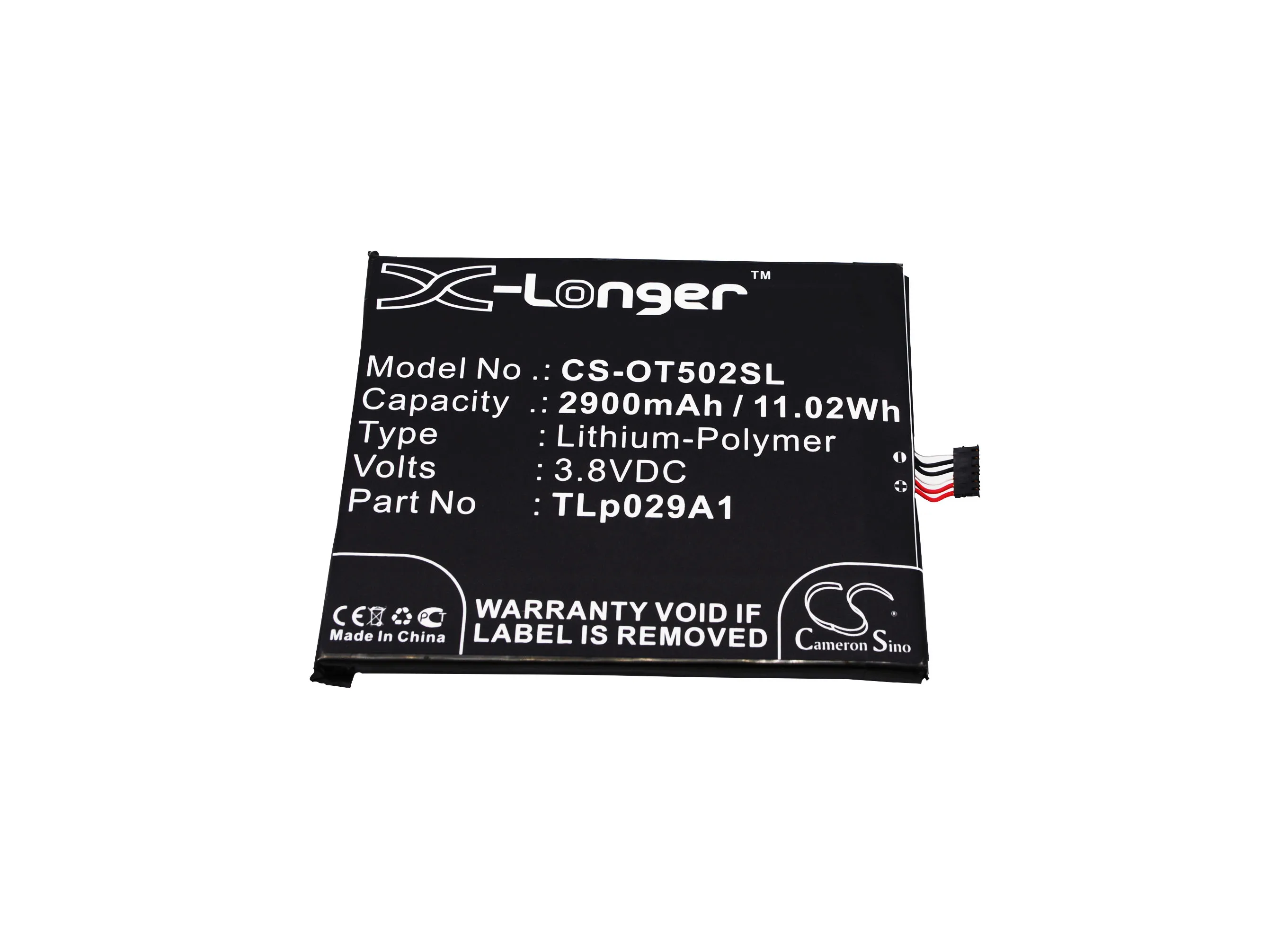 Высококачественный аккумулятор Cameron Sino CAC2910008C1 TLp029A1 для Alcatel One Touch Pop 3 5 OT 5025
