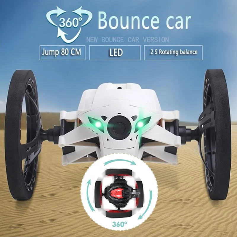 RC Car Bounce Car 4CH 2.4GHz Rc Jumping Car With Flexible Wheels Remote Control Toy RC Robot Car