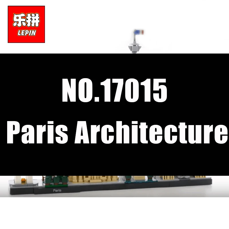 

Lepin City Architecture 17015 the Pairs Model Set 777PCS Building Blocks Compatible Creator 21044 Toy for Children Birthday Gift