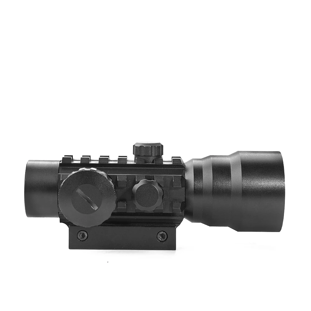 Luger Tactical 2x42mm Magnification Red Green Dot Optics Sight Rifle Scope w/ 20mm Picatinny Weaver Rail Luger Tactical 2x42mm Magnification Red Green Dot Optics Sight Rifle Scope w/ 20mm Picatinny Weaver Rail
