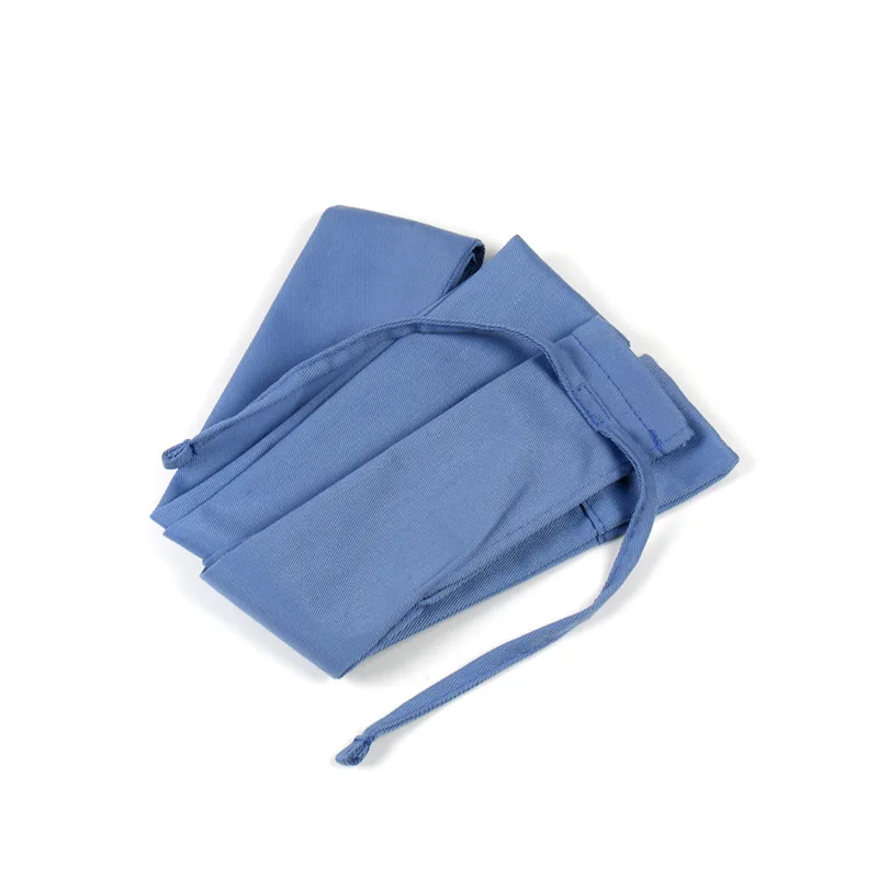 Хлопковый чехол для удочки чехол для хранения хлопковой ткани - Цвет: Синий