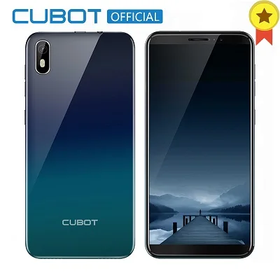 Мобильный телефон Cubot J5, 5,5 дюймов, Android 9,0 18:9, полноэкранный смартфон, 2 ГБ, 16 ГБ, MT6580, четырехъядерный, 2800 мАч