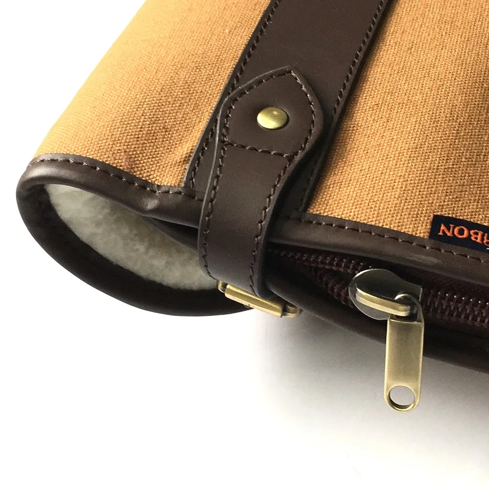 Tourbon caça do vintage caso shotgun lona