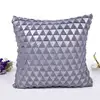 Meijuner-funda de almohada de felpa de cristal, funda de cojín suave plateada, cuadrada, para la cintura, regalo ► Foto 2/6