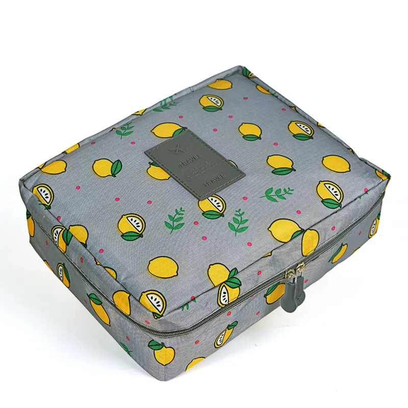 

2018 Nylon Packing Cube Travel Bag Double zipper System Durable Make up Luggage Organize Bag Wash Gargle Bag b35