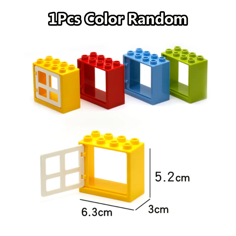 DIY Farm Life Series Large Particles Grass Tree Brick Building Blocks  Compatible with DuploING Education Toy for children (7)