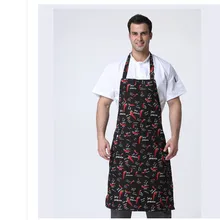 015 бытовые инструменты для уборки и аксессуары безрукавный фартук гостиничный Ресторан кухонный поварский фартук для мужчин и женщин
