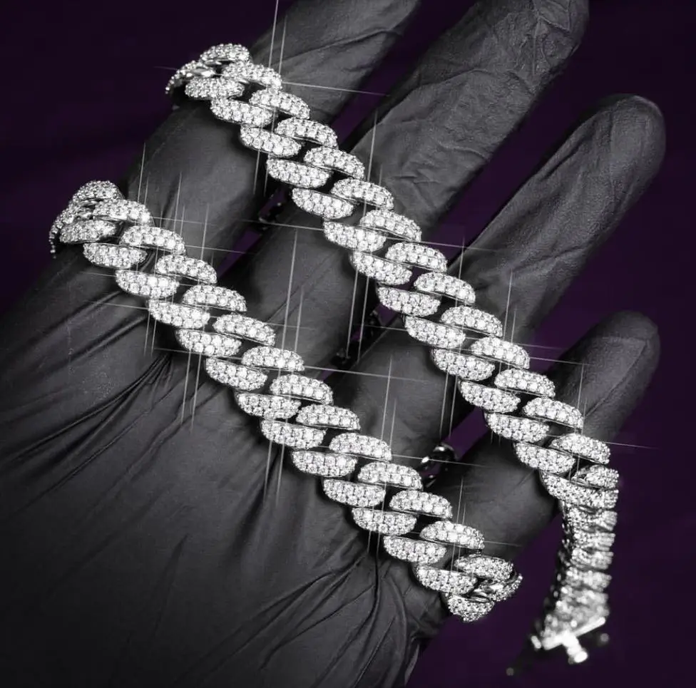 Jankely мужской браслет с цирконом, кубинским звеном, ювелирные изделия в стиле хип-хоп, золото, серебро, толстый Тяжелый медный материал, браслет-цепочка с фианитами