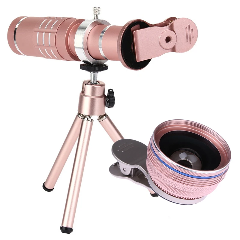 

Orsda 18X Optical Mobile Phone Camera Telescope Lens with 2 in 1 HD 0.45X Super Wide Angle Lens & Macro Lens for Smartphones