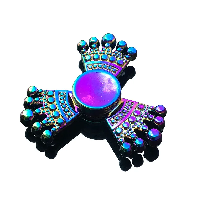 HTB16whMSpXXXXbfXFXXq6xXFXXX7Spinning Top Fidget Spinner Electroplated Metal Color EDC ABS Hand Spinner Cube Anti Stress Toys To Kid Adult Finger Spiner Gift