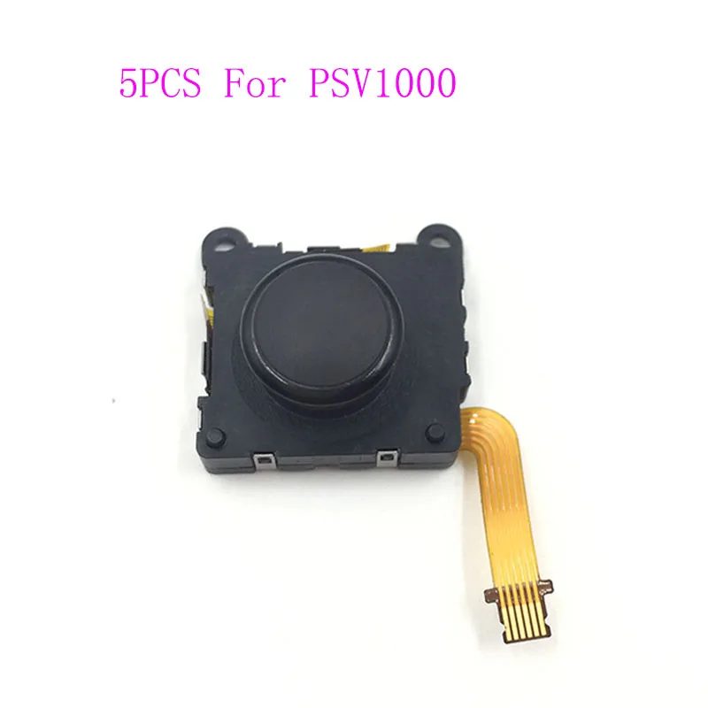 

5PCS Left Right 3D Analog Joystick Control Pad Replacement For PS Vita PSV 1000 Black