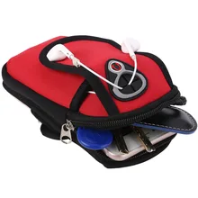 Универсальный держатель для мобильного телефона, 3 цвета, с разъемом для наушников, сумка для бега, бега, спортзала, занятий спортом