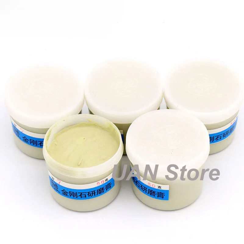 50g/box Diamond Polishing Lapping Paste Compound Syringes W0.5 w40