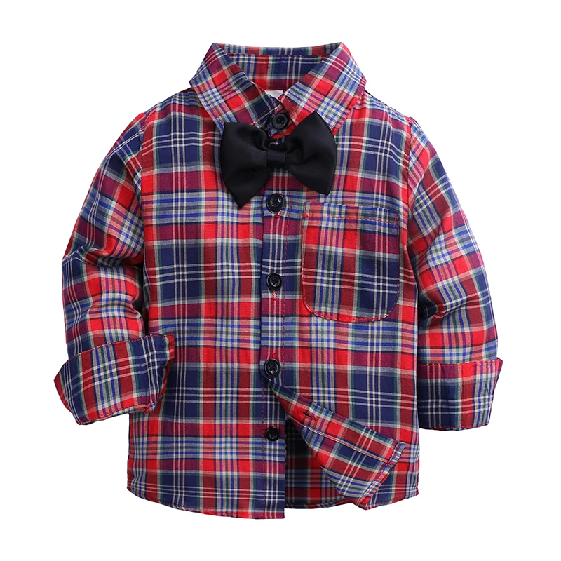 

New spring and autumn baby boys long sleeves shirts,male children fashion long sleeves plaid shirts,child casual shirt two color