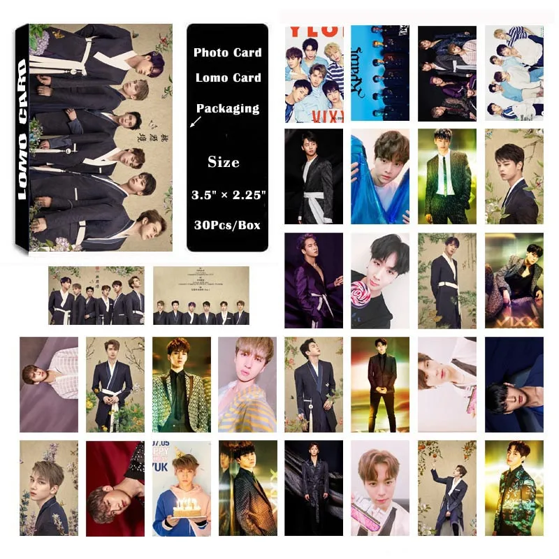 

YANZIXG KPOP VIXX Album Self Made Paper Lomo Card Photo Card Poster HD Photocard Fans Gift Collection