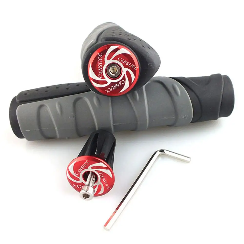 

Mountain Bike Bicycle Grip Handle Bar Ends Grips Influenza Handlebars For Bicycles Accessories