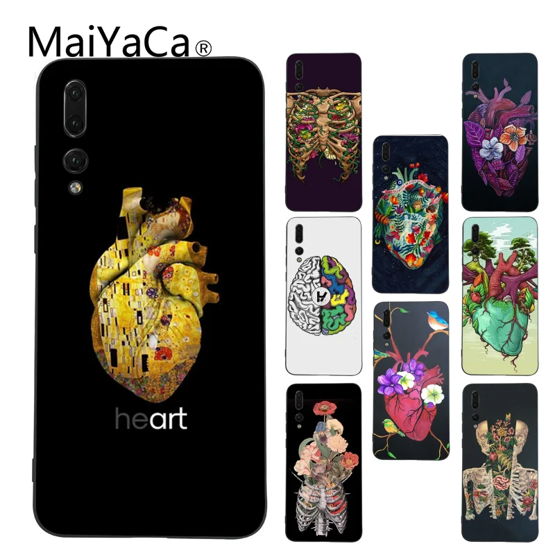 

MaiYaCa Human Organs Brain Meridian Kidney Art Phone Case for Huawei P9 P10 Plus Mate9 10 Mate10 Lite P20 Pro Honor10 View10