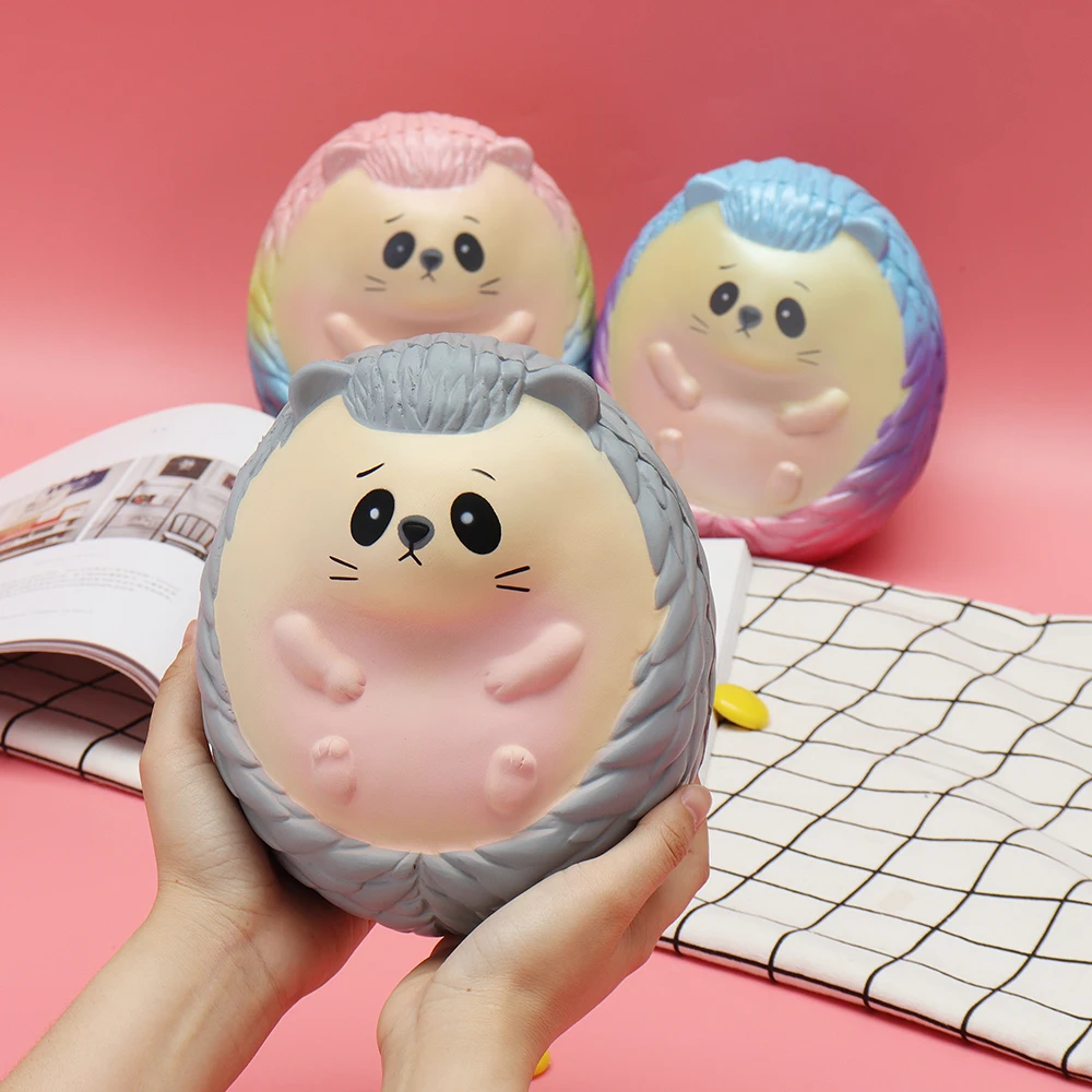 Kawaii Большой Ежик для сжигания медленно поднимающаяся игрушка 20 см мягкие