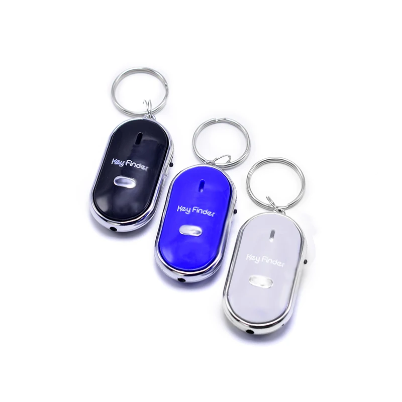

FGHGF Smart Finder Key Sensors KeyChain Sound LED with Whistle Claps Finder Locator Find Lost Keychain Finder Self Defense Alarm
