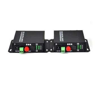 

4-channel VGA video multiplexer 1-way reverse data Optical Data Digital to Fiber Optical Converte for Traffic monitoring sytems