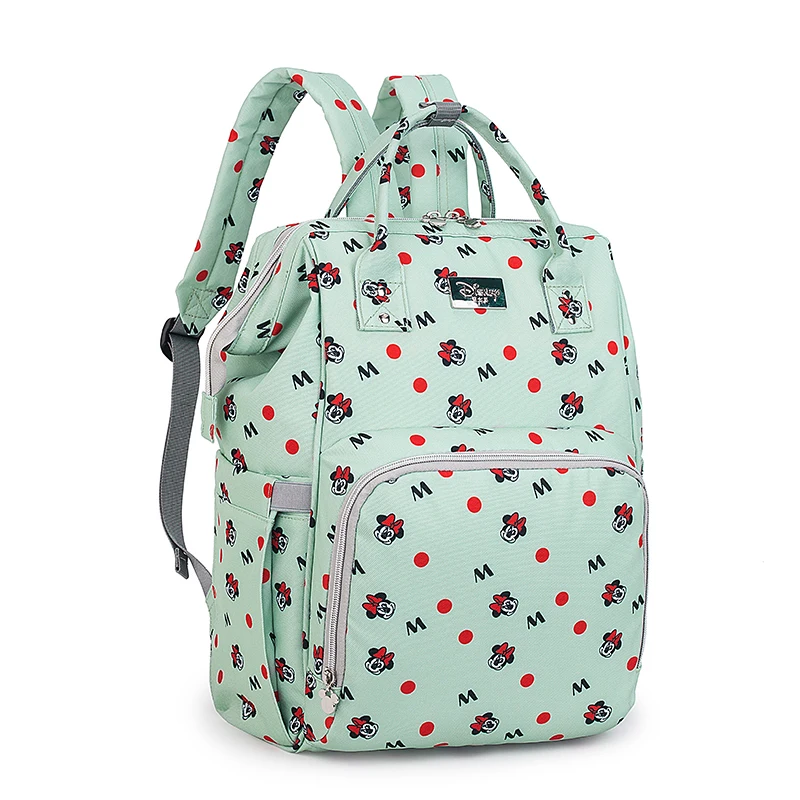 

Disney Minnie Mummy Maternity Nappy Bag Large Capacity Mickey Mouse Diaper Bag Travel Backpack Nursing Bag Handbag For Baby Care