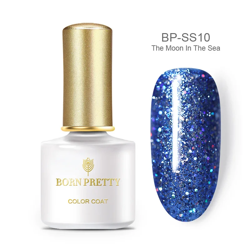 BORN PRETTY 60 Colors Blue Series Gel Nail Polish Pure Nail Color Soak Off UV Gel Polish Nail Art Lacquer Varnish 6ml Maicure - Цвет: BP-SG10