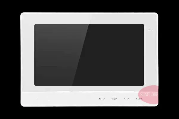 Роскошный дверной телефон 10 дюймов TFT монитор LCD Цвет Hands free видео домофон 5 лет