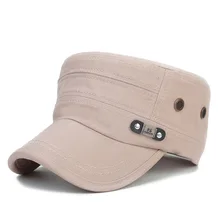 Новая мужская и женская армейская Кепка с плоским козырьком, хлопковая Военная винтажная дышащая шляпа для улицы XD88