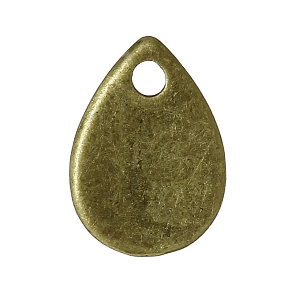 

DoreenBeads Zinc metal alloy Charm Pendants Teardrop Antique Bronze 11mm( 3/8") x 8mm( 3/8"), 10 Pieces 2017 new