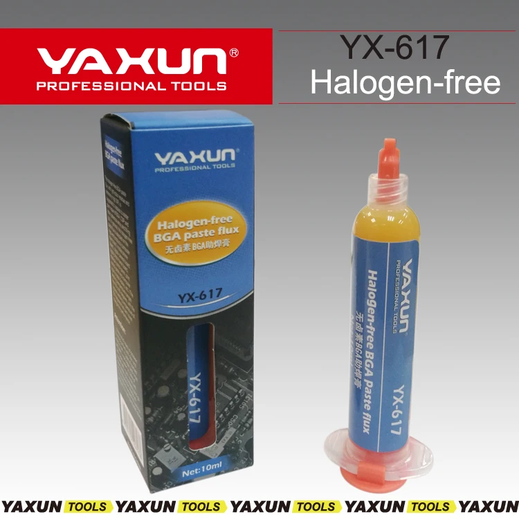 Быстрая 2 шт. YAXUN YX-617 флюс BGA флюс припой шар флюс паста Yaxun высокое качество безгалогенная пайка флюс