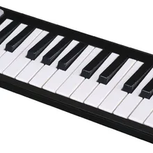 Значок iKey 25-ключ Портативный USB миди клавиатуры/MIDI контроллер профессиональный проволочной оплетки