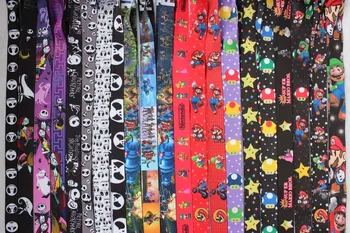

Wholesale 1000 pcs Popular Cartoon Anime Mix boy girl love Mobile lanyards