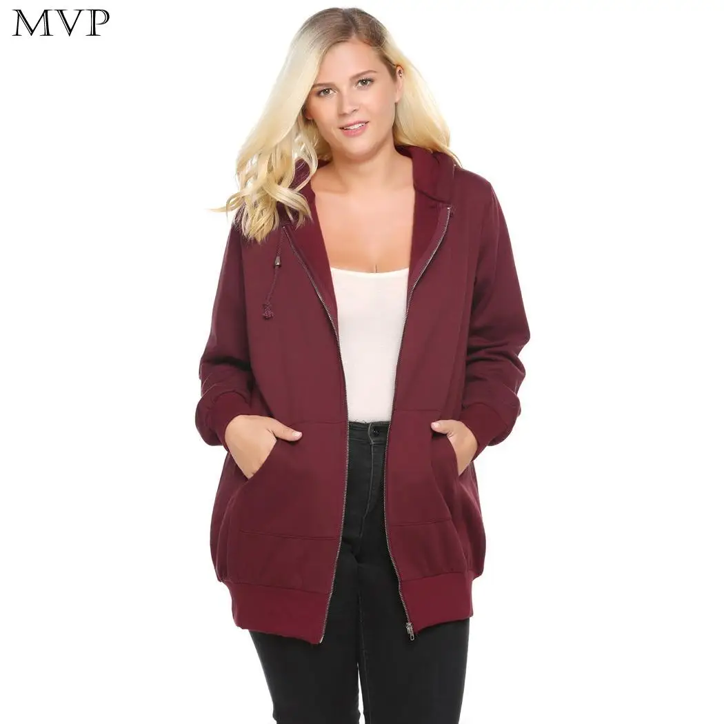 Bust Women's Hoodie Hip 112cm Solid with Fleece Waist 86cm Slim Height