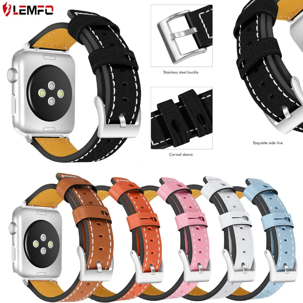 LEMFO New vintage watchbands watch accessories for Apple watch band