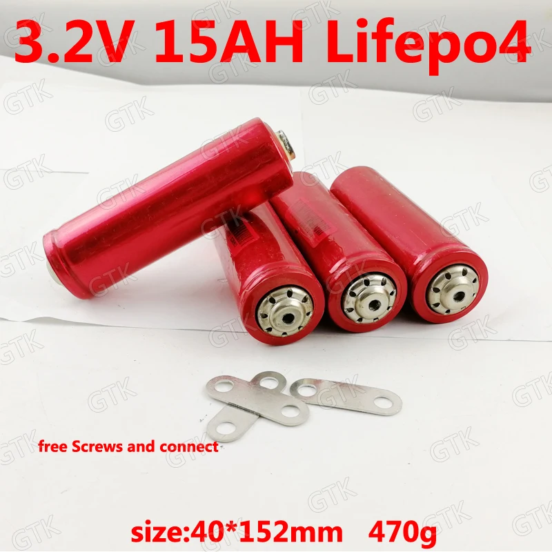 4 шт 3,2 v 15Ah lifepo4 40152 3,2 v 15ah литий 5C 75A 50A высокого разряда 30A не 38120 набор «сделай сам» для 12v аварийный светильник Гольф тележка