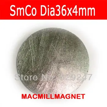 

Free shipping, dia36x4mm SmCo magnet, 3pcs/pack, Whole Sales high working temperature magnet