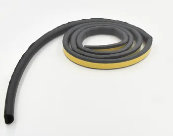

2.5m*2 Door window Anti-collision Self Adhesive EDPM Rubber Flat D Weatherproof Seal for Cracks and gaps Sealing Strips tops