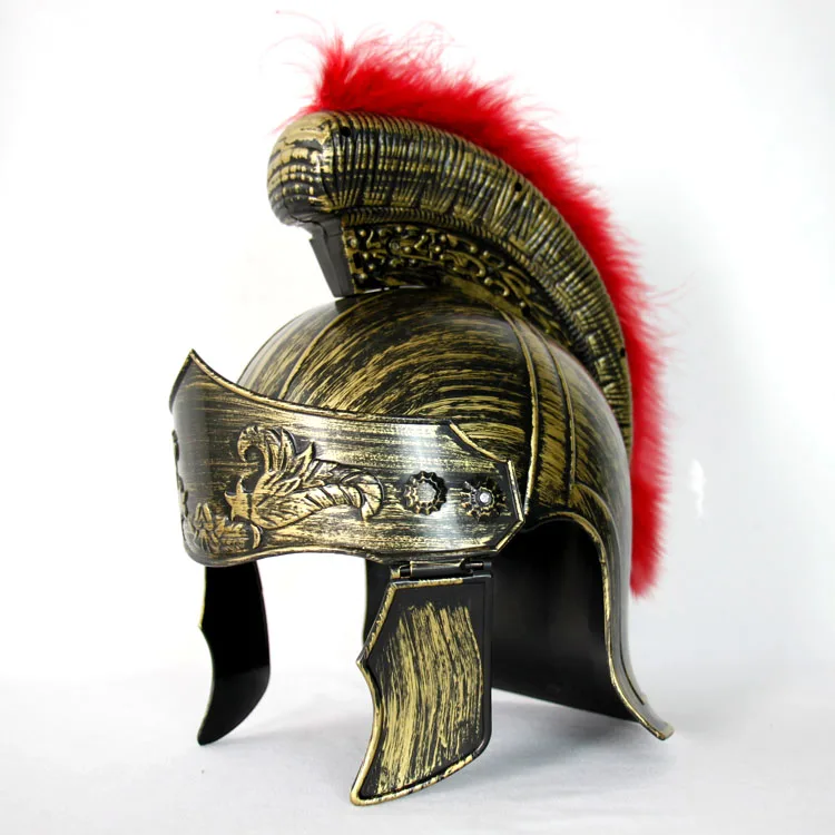 Хэллоуин взрослых древних генералов пластиковый шлем Древний Рим косплей реквизит игрушка