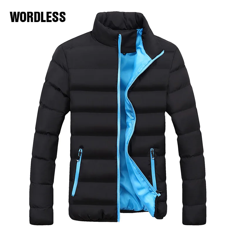 

New Fashion Winter Casual Jacket Men Thick Coat Mens Brand Masculino Warm Padded Parka Coat Male Thick Outdoor Slim Youth Jacket