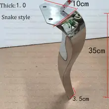 Ножки стола из нержавеющей стали металлические диванные аксессуары мебельная фурнитура для кровати ноги 20 см, 35 см, 40 см, 45 см, 50 см