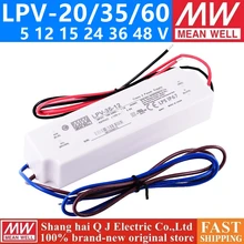 MEAN WELL LPV-20 35 60 W 5 12 15 24 36 48 V meanwell LPV-20-35- 60 5 12 15 24 36 48 única Saída de Comutação da fonte de Alimentação