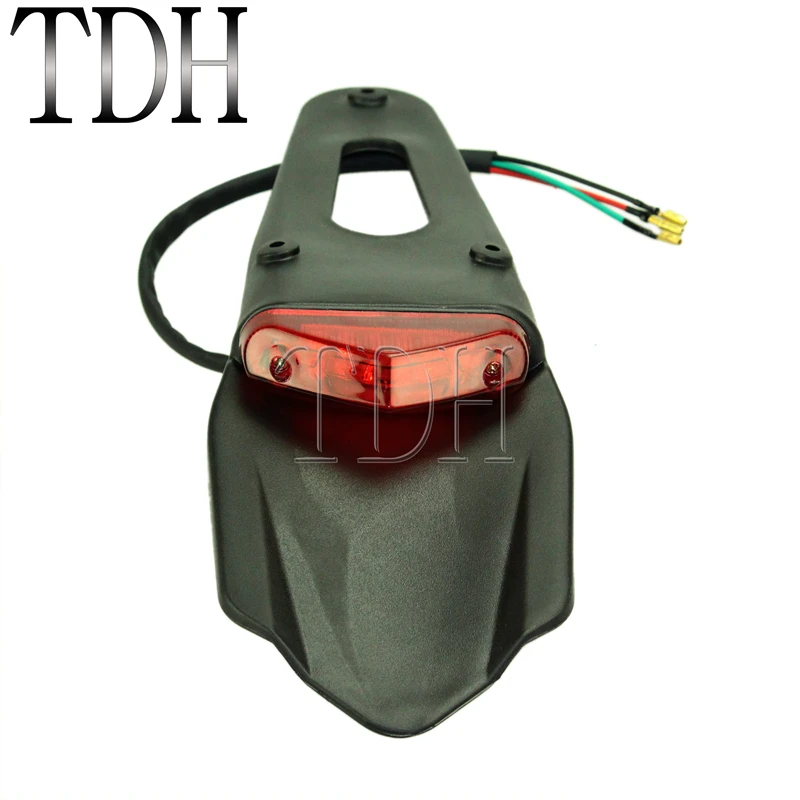 Мотоцикл LED задний тормозной фонарь Fender номерные знаки для кронштейн держатель