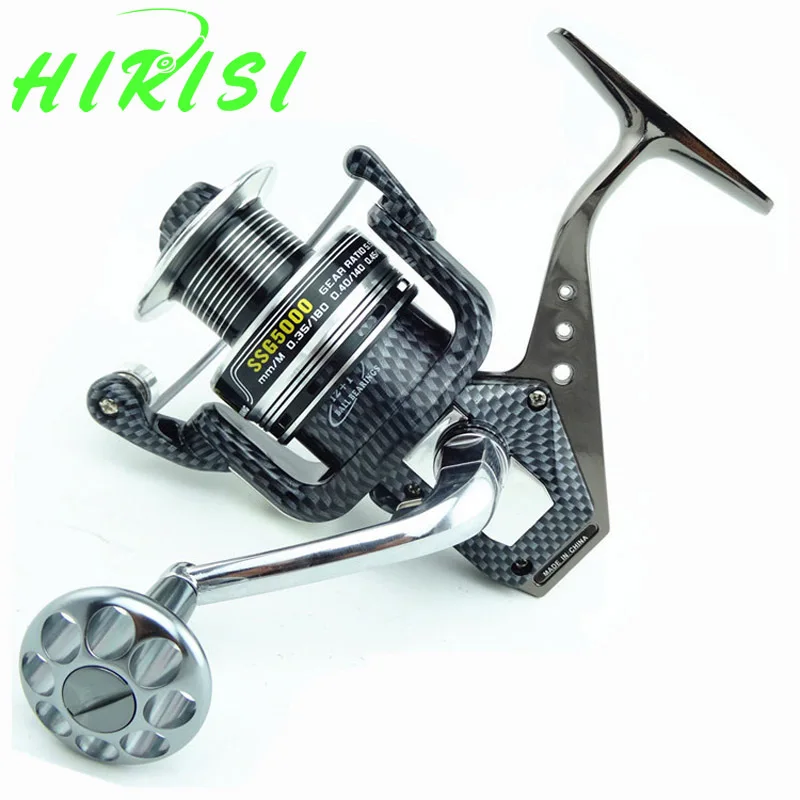 Prix pour Couleur de carbone Bobine En Métal Corps 12 + 1 Roulements À Billes 5.2: 1 Spinning Reel Fishing avec bobine Supplémentaire Prix pour Couleur de carbone Bobine En Métal Corps 12 + 1 Roulements À Billes 5.2: 1 Spinning Reel Fishing avec bobine Supplémentaire