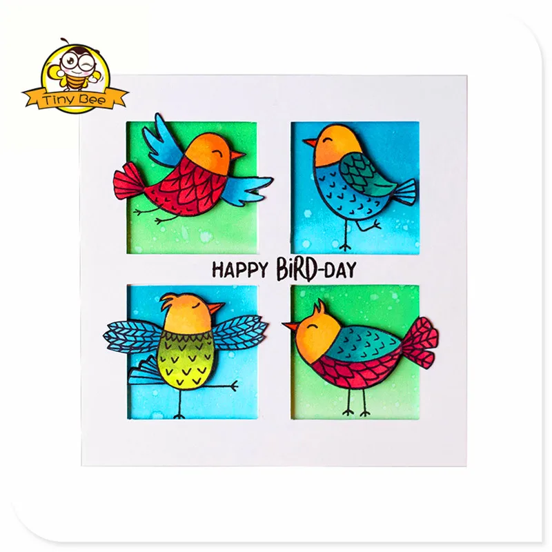

12Pcs New Arrival Die Metal Cutting Birds Die Cutter Stamps And Dies Crafts and Scrapbooking Die Cuts For Card Making