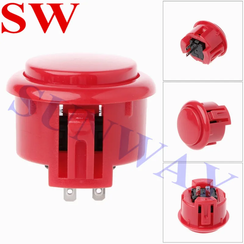 DIY arcade handle kit set with Arcade Joystick + 24mm & 30mm push button spare parts USB cable wires for Arcade Game Machine